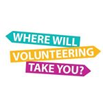 Instagram profile image: text: 'where will volunteering take you?'