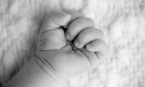 Picture of baby's hand