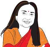 Illustration of Bina Agarwal